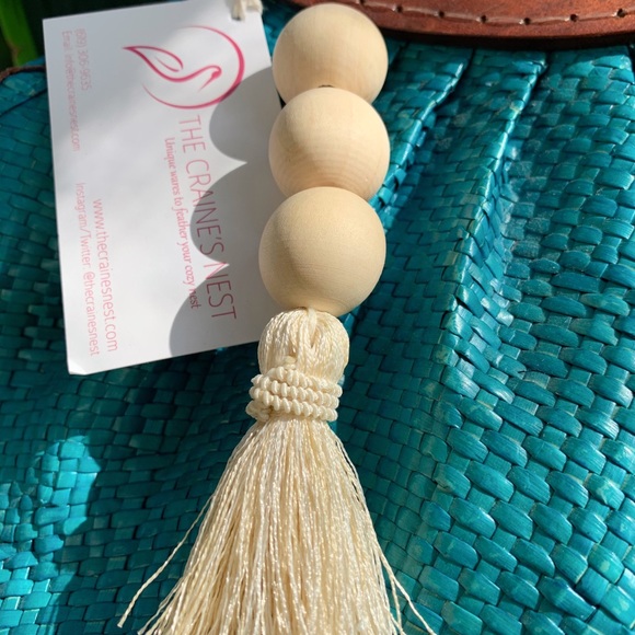 Vintage Wicker/Basket Weave Large Clutch - Picture 6 of 8